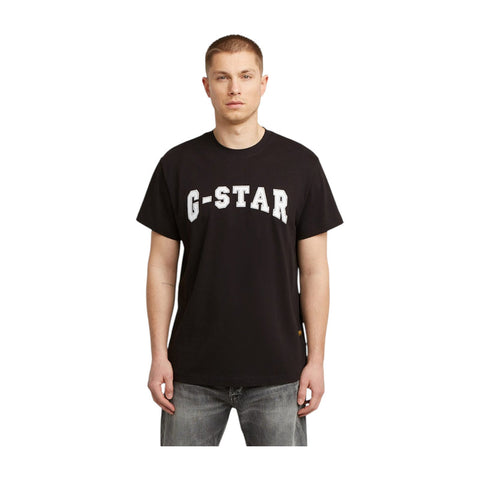 Gstar Crew Felt Logo Black