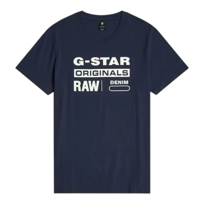 G Star T-Shirt Graphic 8 Sartho Blue