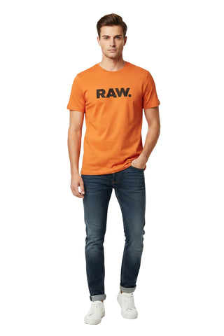 G Star T-Shirt Holorn Flame Orange