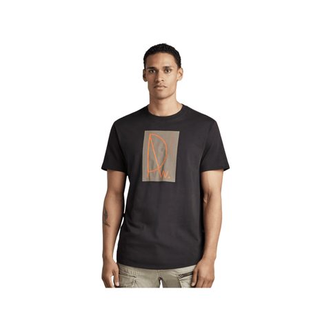 G Star Crew Lash Raw Graphic Black