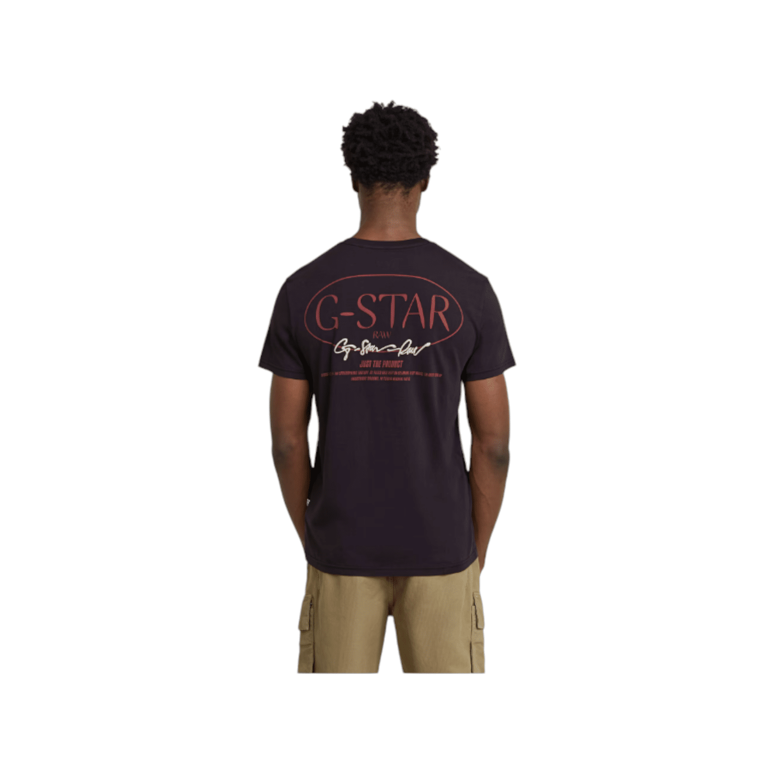 G Star Crew Chain Logo R T White