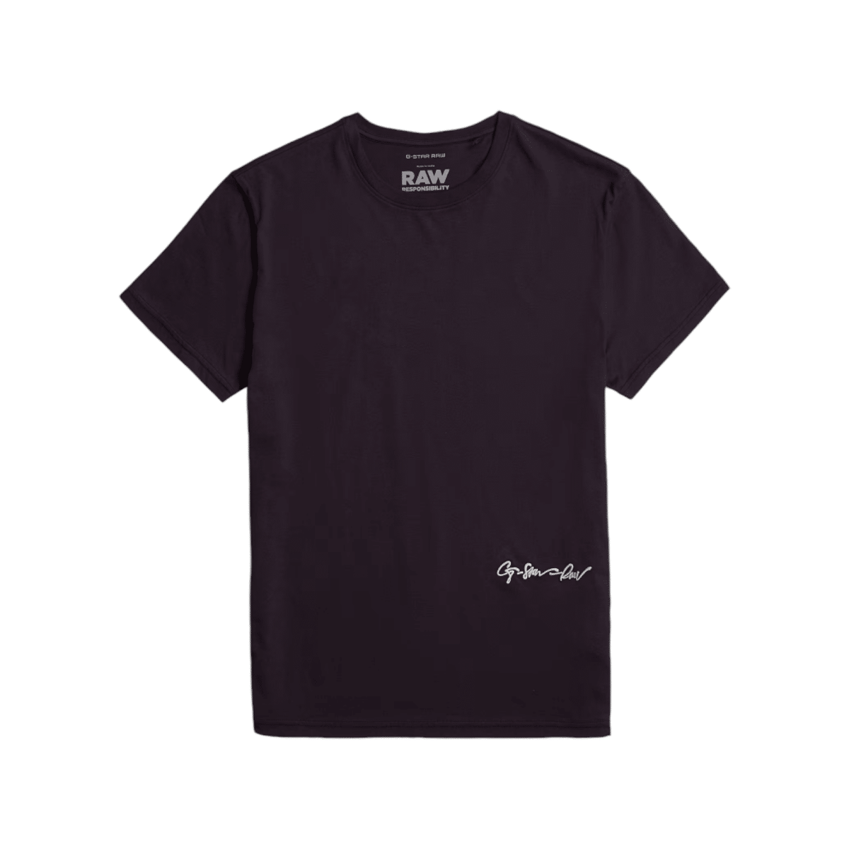 G Star Crew Chain Logo R T White