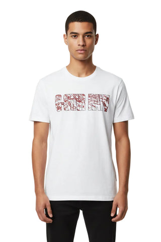 G Star T-Shirt Chain Logo White