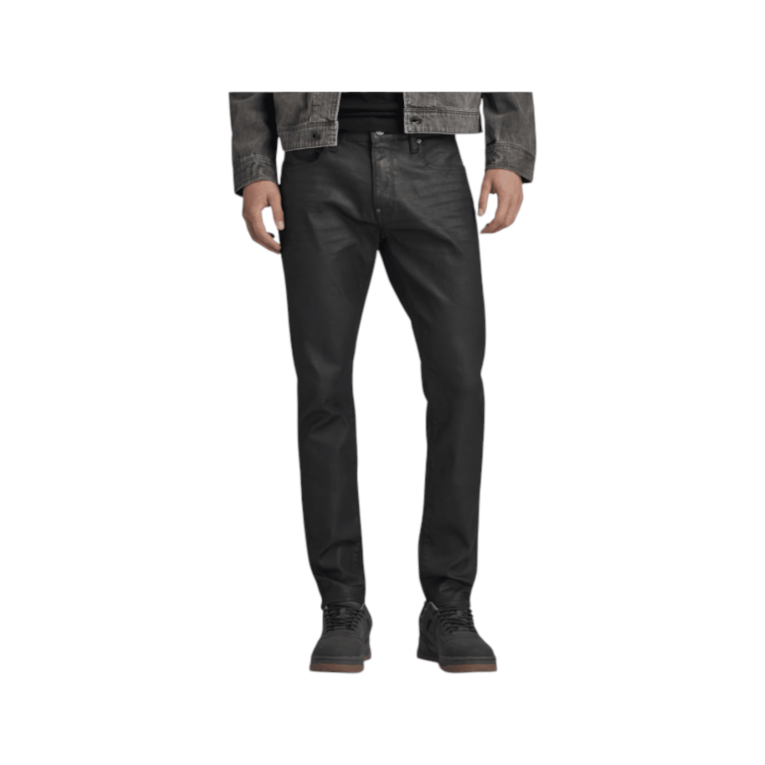 G Star Revend Skinny Wax Black