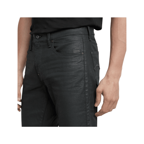 G Star Revend Skinny Wax Black