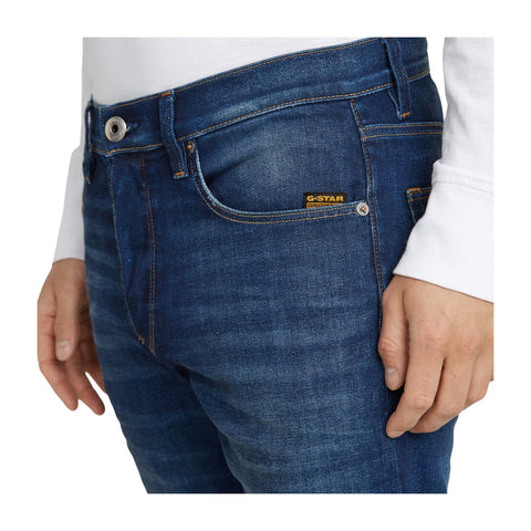 G Star 3301 Slim Jeans - Worker Blue Faded