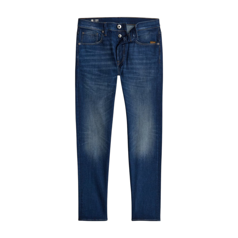 G Star Jeans 3301 Slim Worker Blue Faded