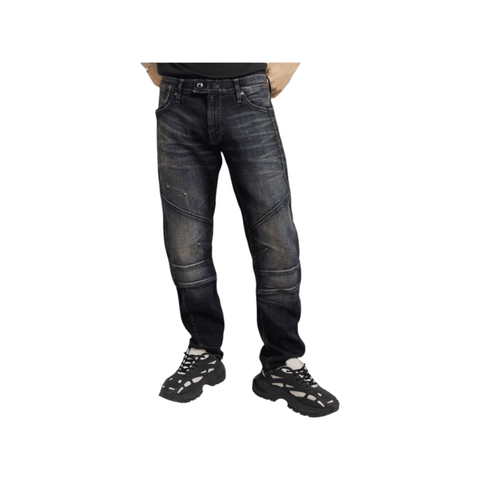 G Star Jeans Moto Cross 3D Slim Worn In Blue
