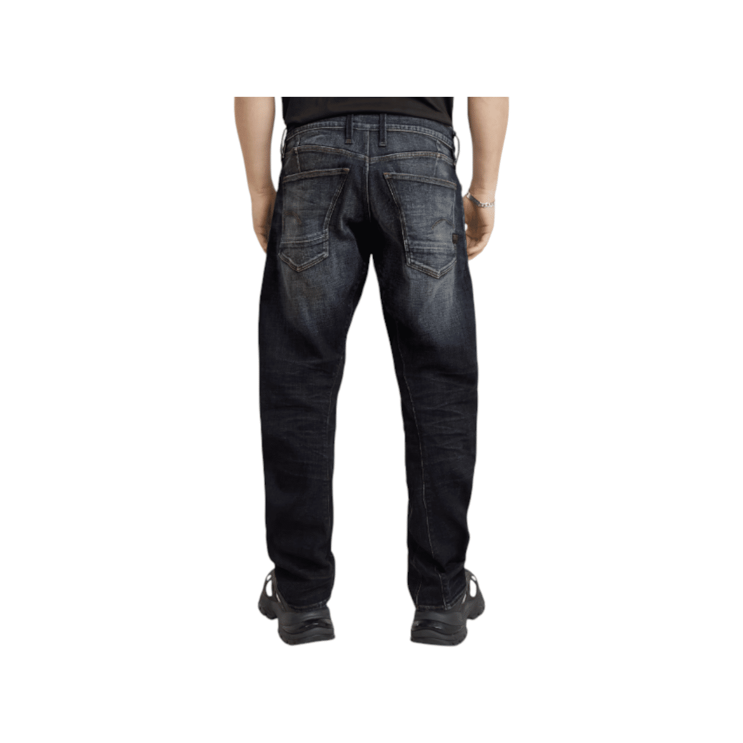 G Star Jeans Moto Cross 3D Slim Worn In Blue