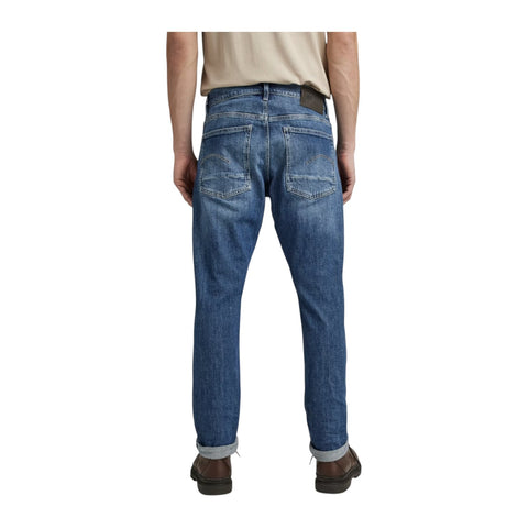 G-Star Triple A Regular Straight Jeans – Medium Blue | Men’s Straight Fit Denim