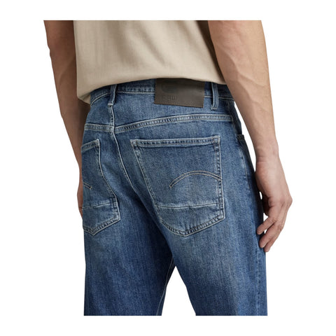 G-Star Triple A Regular Straight Jeans – Medium Blue | Men’s Straight Fit Denim