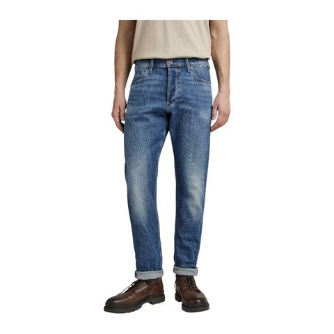 G-Star Triple A Regular Straight Jeans – Medium Blue | Men’s Straight Fit Denim
