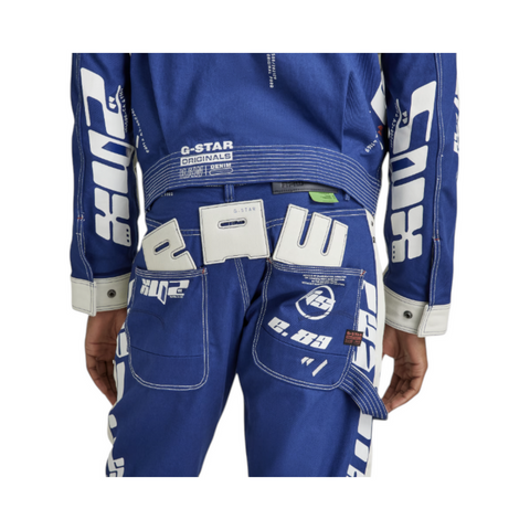 G Star Jean Eggrip Artwork 3D Relaxed Stone/Blue