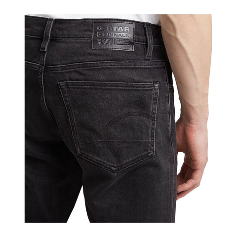 G Star Jean 3301 Slim Super Stretch Nero Grey