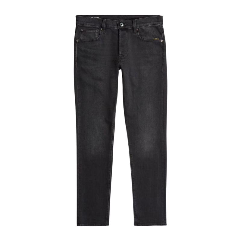 G Star Jean 3301 Slim Super Stretch Nero Grey