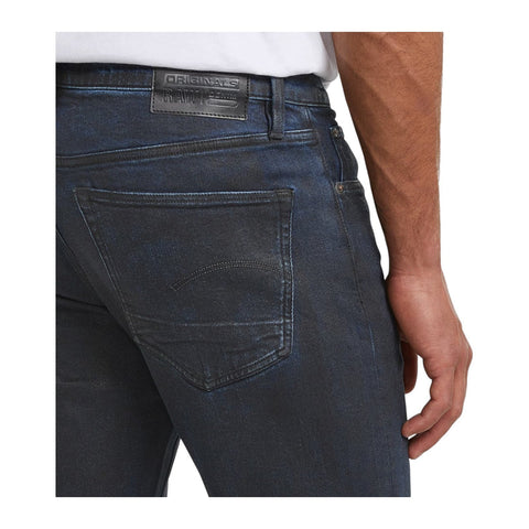 G Star Jean 3301 Slim Mercury Stretch Coated Dark Blue
