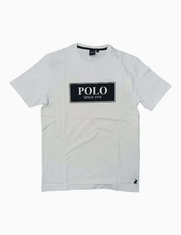 Polo Ss Flock Logo Tshirt