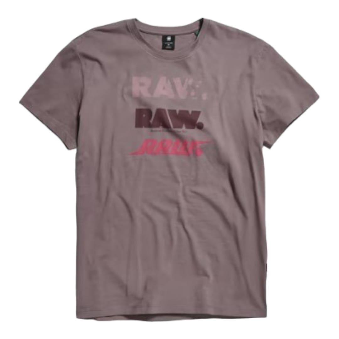 G Star T-Shirt Triple Raw Mauve
