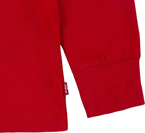Levis Kids Long Sleeve Batwings Red