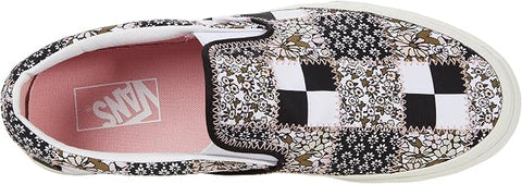 Vans Classic Slip-On Patchwork Floral Black/Pink