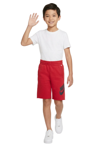 Nike Shorts Kids Bermuda French Terry Red