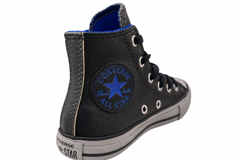 Converse School Kids Chuck Taylor All Star Hi Leather Black Thunder