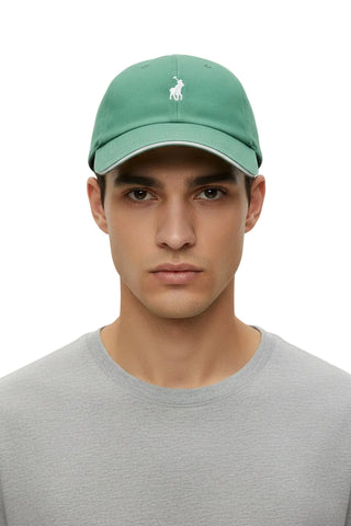 Polo Cap 6 Panel Structured Dark Green