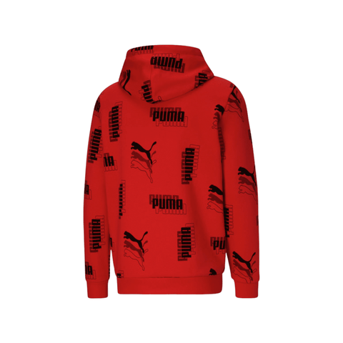 Puma Hoodie Power Aop Red