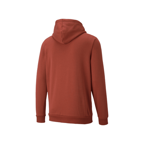 Puma Essential Embroidery Logo Hoodie Fleece Rust Red