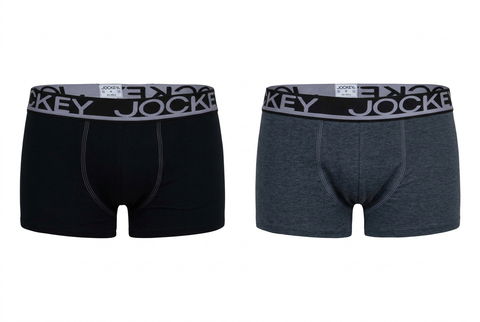Jockey Exclusive Pouch Trunk Black 2 Pack