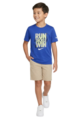 Nike T-Shirt Boys Run Tackle Royal