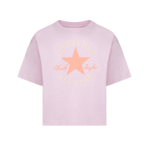 Converse Crop T-Shirt Dissected Summit Pink