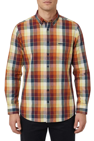 Pringle Long-Sleeve Shirt Jerry Classic Orange Multi