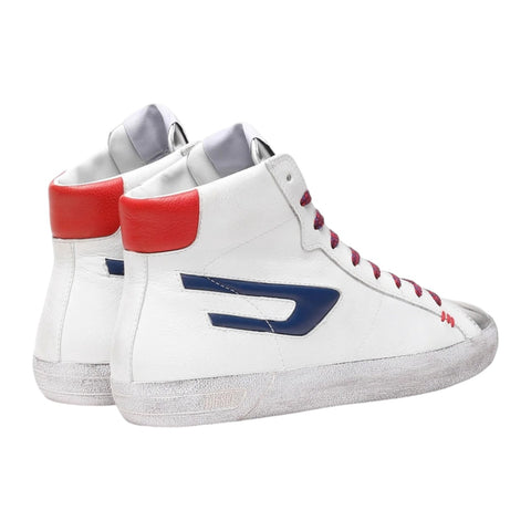 Diesel S-Leroji Mid White Sneakers | High-Top Street Style