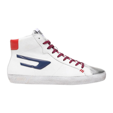 Diesel S-Leroji Mid White Sneakers | High-Top Street Style
