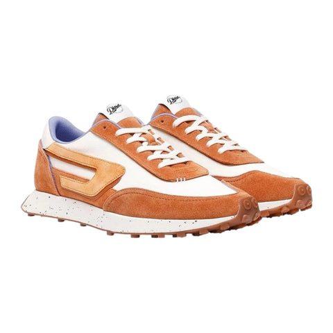Diesel S-Racer Lc Canvas Sneakers | Orange Contrast Treads