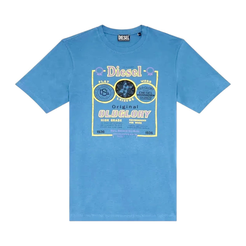Diesel T-Just T-Shirt Old Glory Print | Blue