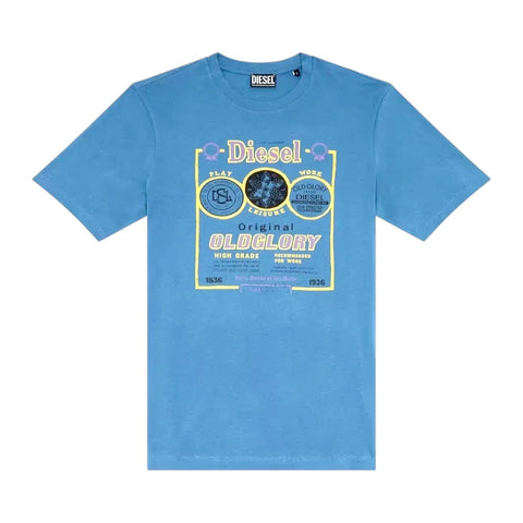 Diesel T-Just T-Shirt Old Glory Print | Blue