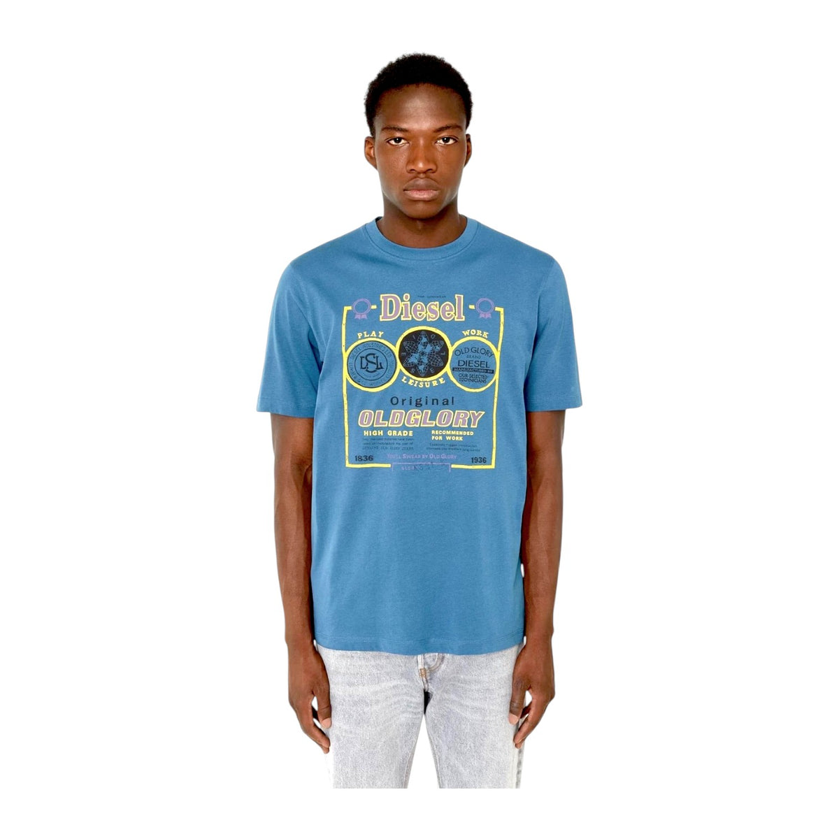 Diesel T-Just T-Shirt Old Glory Print | Blue