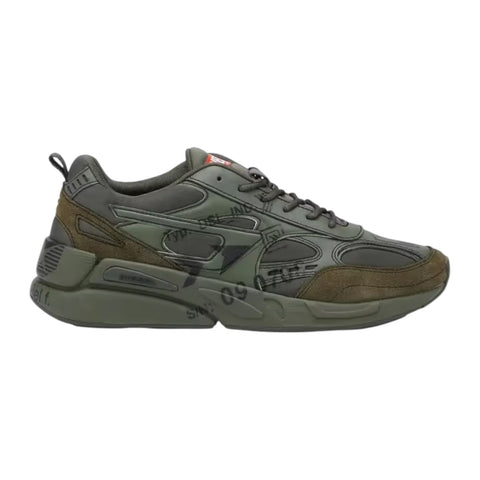 Diesel S-Serendipity Sport Sneakers | Olive Graphic Logo Comfort