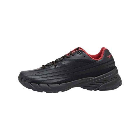 Diesel D-Airspeed Low Sneaker | Black/Red