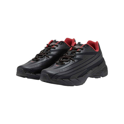 Diesel D-Airspeed Low Sneaker | Black/Red