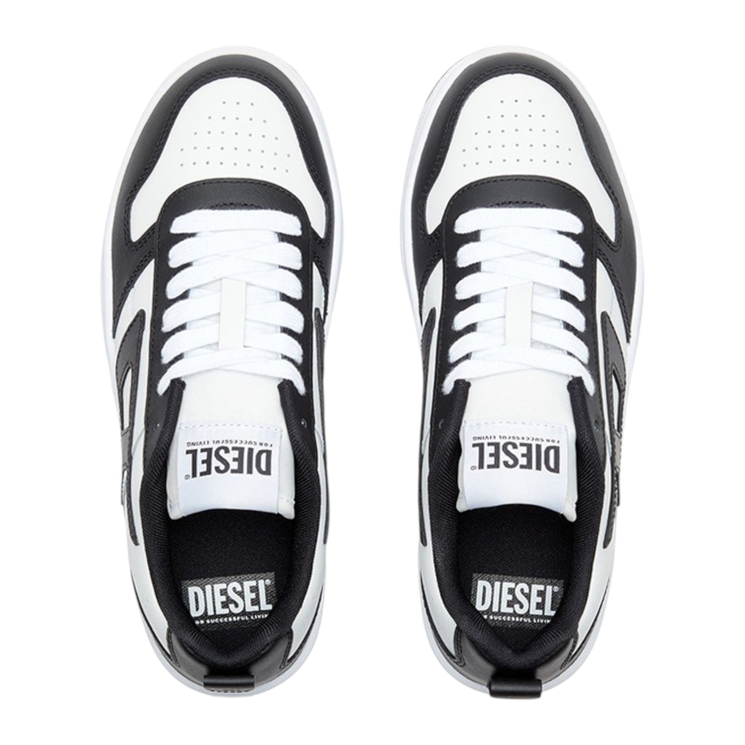 Diesel S-Ukiyo V2 Low Sneaker - Black/White