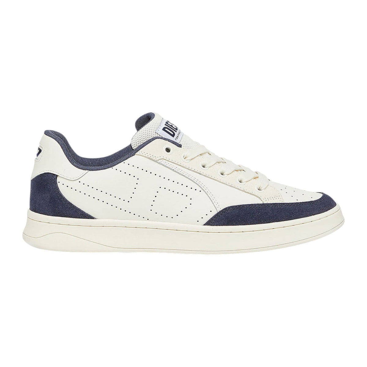 Diesel S-Dakota Low Sneakers Men – Whisper White/Navy Leather Shoes