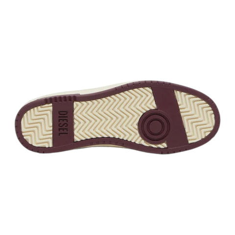 Diesel S-Tracker-D Low Sneakers – Men’S Burgundy Leather Casual Shoes
