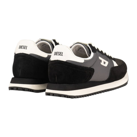 Diesel S-D-Light Men’s Sneaker – Black/Grey/White | Lightweight Streetwear