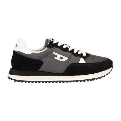 Diesel S-D-Light Men’s Sneaker – Black/Grey/White | Lightweight Streetwear