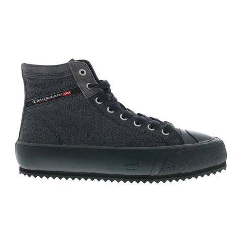 Diesel S-Principia Mid X Black High-Top Sneakers