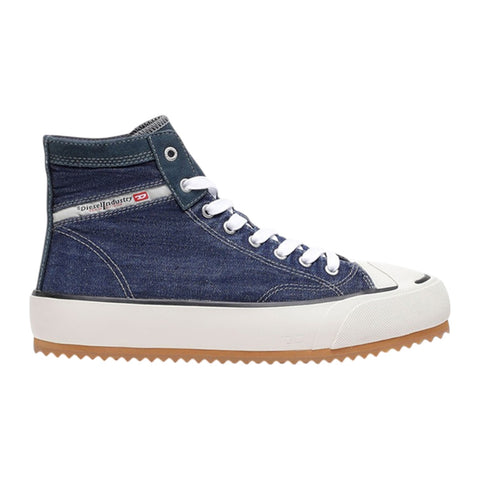 Diesel S-Principia Mid X Denim Sneakers | Blue High-Top Streetwear