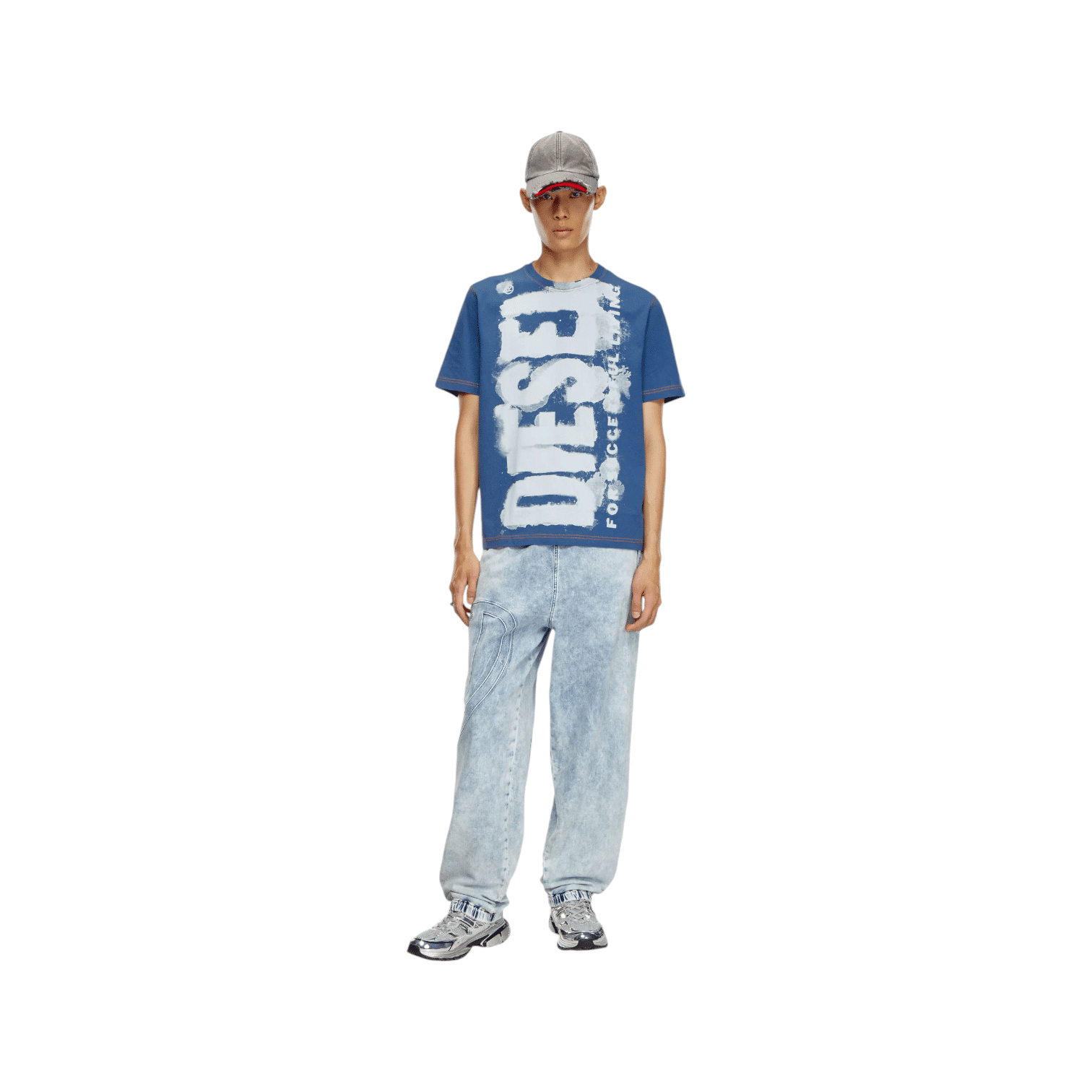Diesel T Adjust T-Shirt Q4 Blue